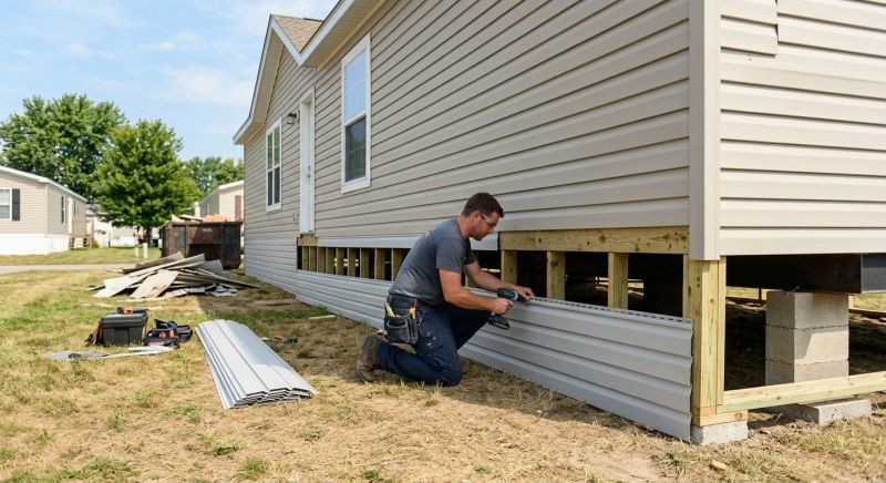 Vinyl Skirting Installation Service