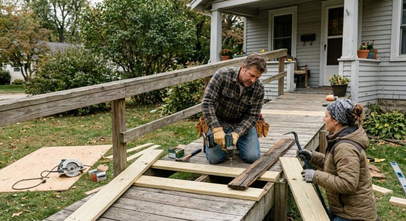 Wood Ramp Repair in Kansas City, KS